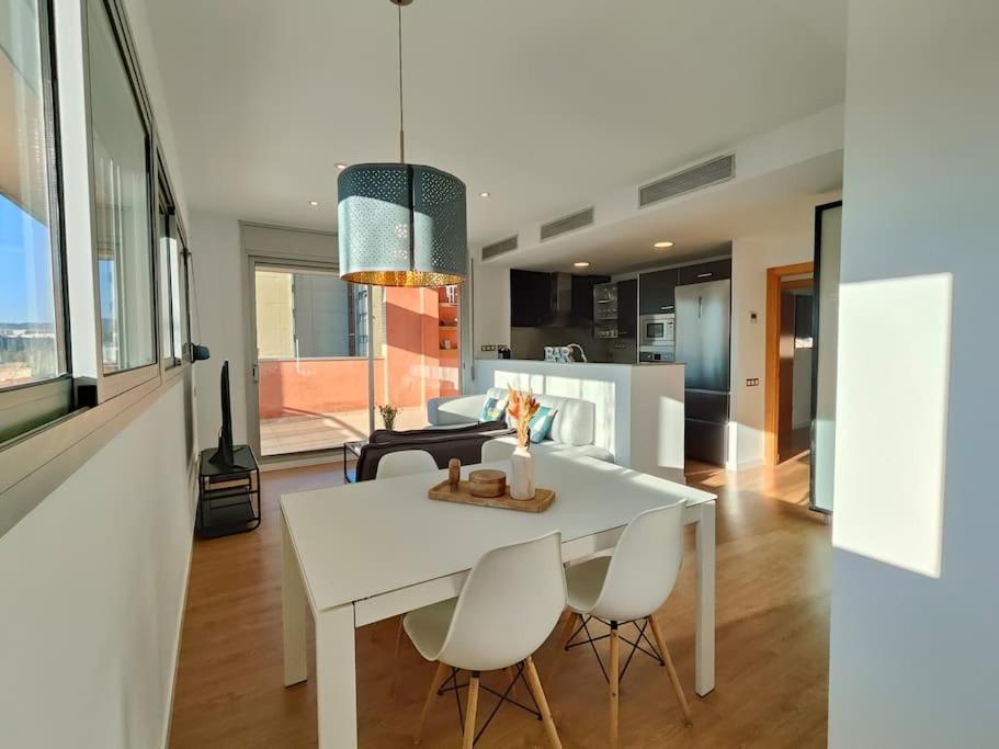 Large Terrace Luxury Apartment Sant Adria de Besos Ngoại thất bức ảnh